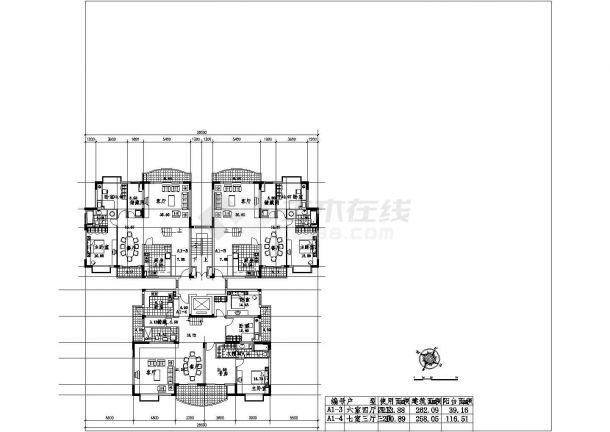 某地区小高层住宅建筑方案CAD建筑设计图纸-图二