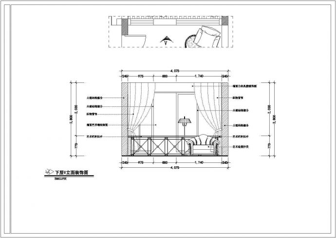 某地二层别墅装修设计规划施工方案图_图1
