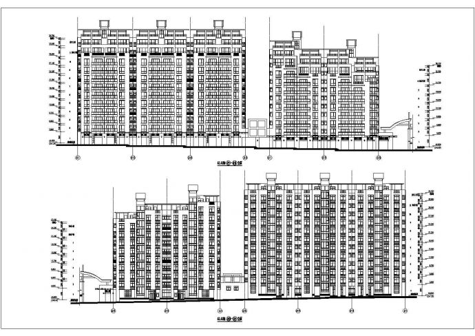 某十六层商场住宅综合楼建筑设计图纸_图1