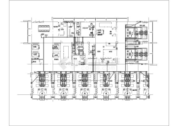 某地大型医院全套电气施工图纸（标注详细）-图二