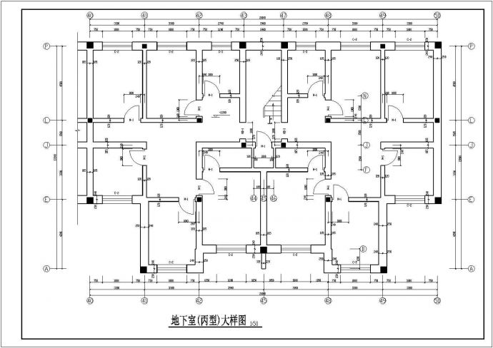 某地区多层住宅建筑CAD建筑设计图纸_图1