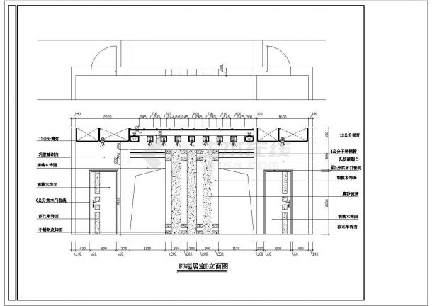 某地区三层别墅装修施工方案规划图-图二