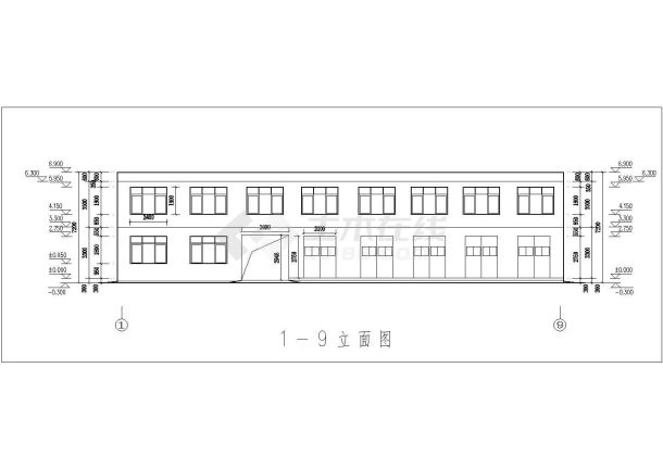 某地区二层农村住宅楼砖混结构设计图纸-图一