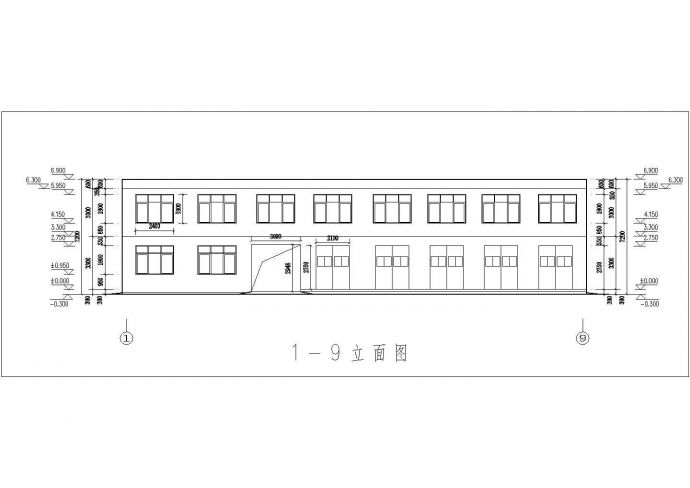 某地区二层农村住宅楼砖混结构设计图纸_图1