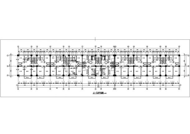 框架结构多层住宅楼建筑设计施工图纸-图二