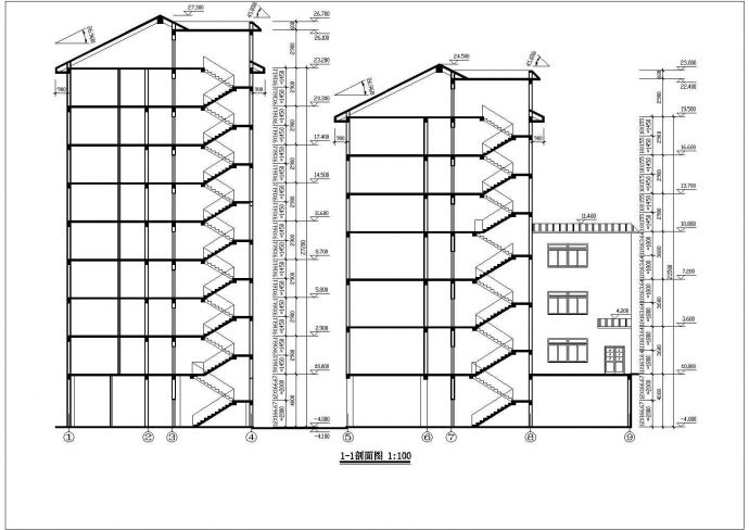 某地区二层大酒店建筑施工设计图纸_图1