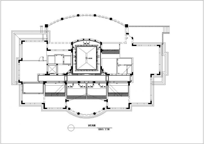 某地三层会所装修设计规划施工方案图_图1