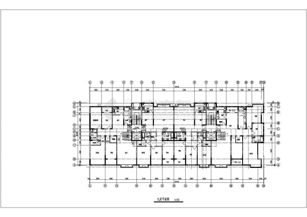  9层阁楼2单元每单元2户住宅楼设计建筑图-图二