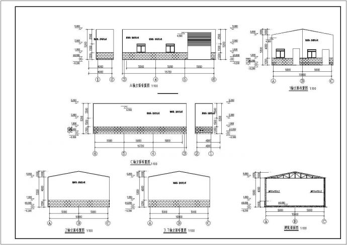轻型钢结构房建筑结构设计全套施工图_图1