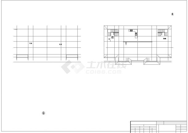 某联排别墅建筑结构CAD设计图纸-图二