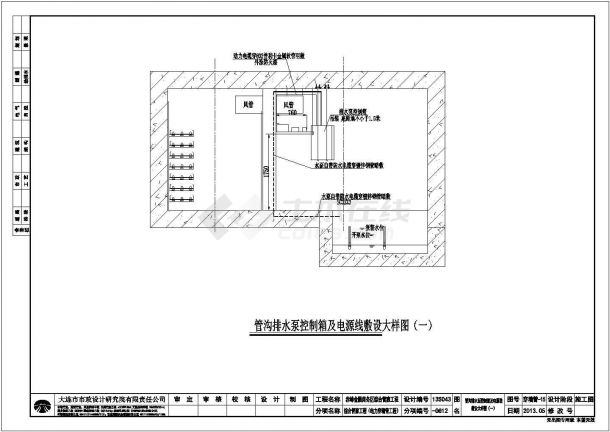 某地商务区综合管廊工程综合设计图-图二