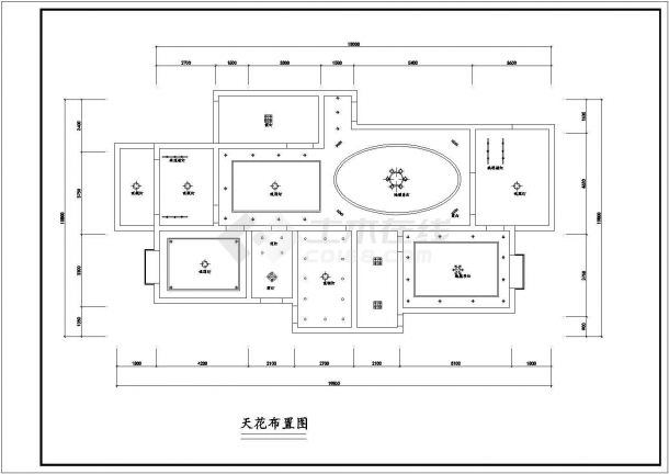 经典型家装室内设计cad施工详图-图二