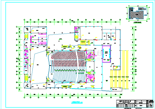 六层学生宿舍排水cad管道设计图-图二