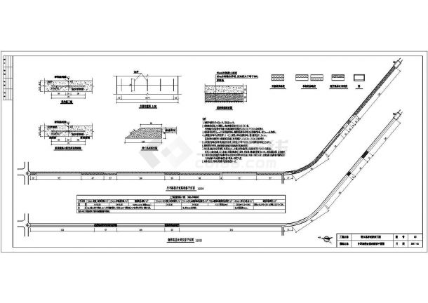 某地区大型城市道路维修竣工设计图-图二