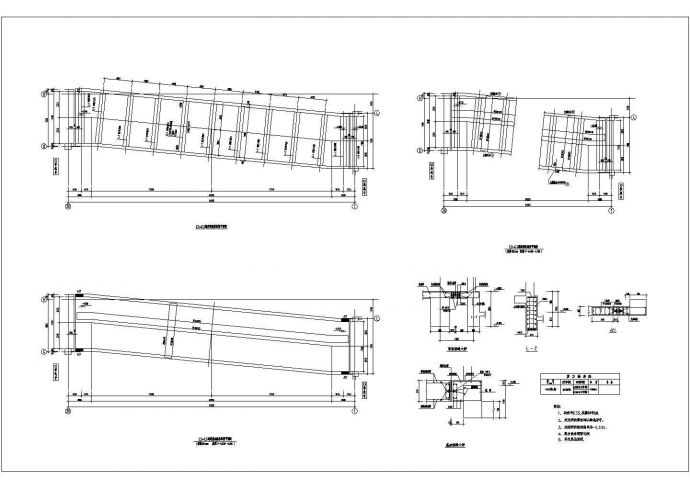 某地带地下层剪力墙结构综合楼结构平面设计图_图1