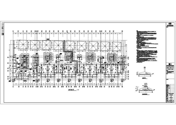 多层单元式小区住宅楼全套混凝土结构施工设计图-图一