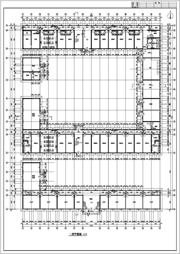 二层简易实用型敬老院综合楼施工设计图-图二