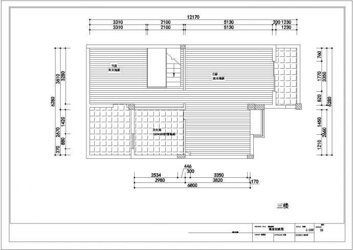 某地三层别墅规划设计施工图（含效果图）_图1