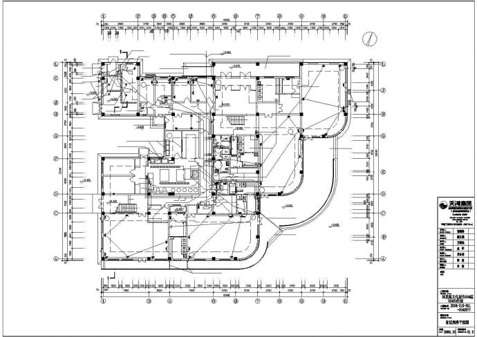 回龙观文化居住园林CAD施工设计图纸_图1