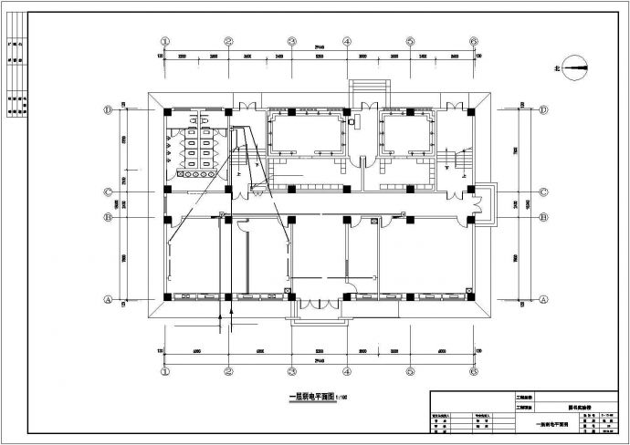 某图书实验楼建筑设计CAD施工图纸_图1