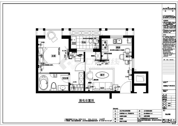 某简约现代风格住宅装修图（含效果图）-图一