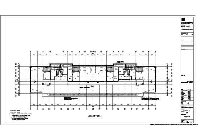 高层小区住宅楼消防平面电气设计图_图1
