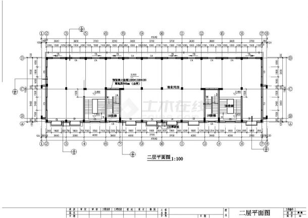 某地区完整的商住建筑节能设计施工CAD设计图纸-图二