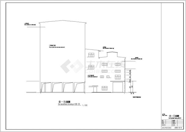 马主厂房建筑施工图纸（共14张）-图二