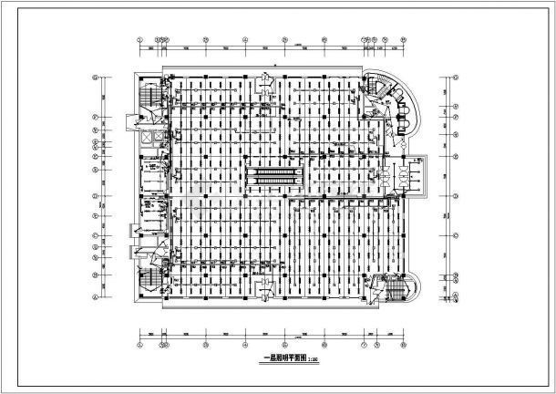 某商场商铺商业建筑电气设计施工平面图-图二