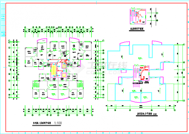 商场商铺建筑电气施工平面电气设计方案-图二