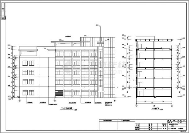 多层厂房建筑施工图纸（共11张）-图一