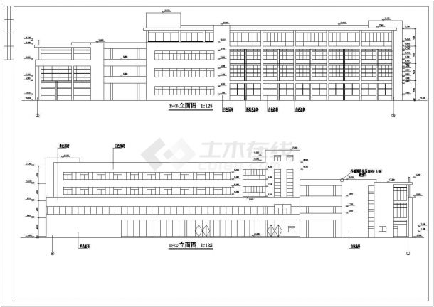 标准厂房建筑施工图纸（共14张）-图二
