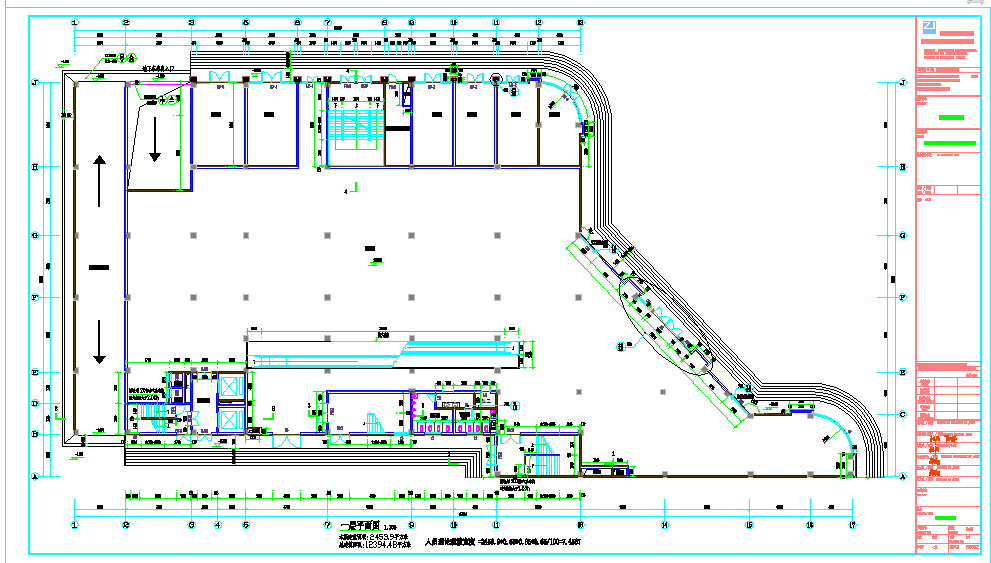 四层框架结构医院平屋顶现代结构设计图