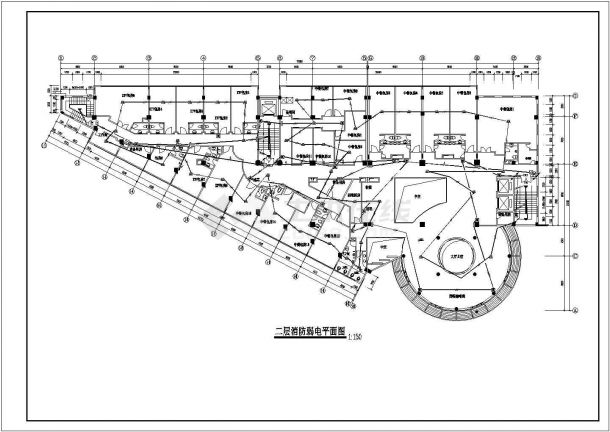 某高层酒店建筑电气消防弱电设计施工图-图二