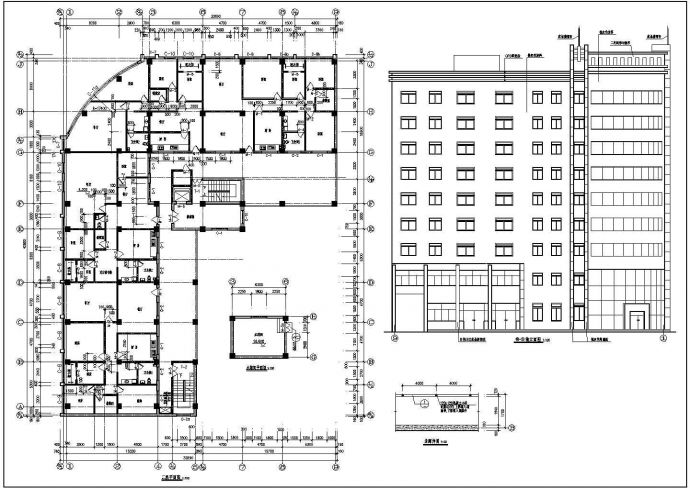 某小区多层住宅楼建筑及结构设计施工图_图1