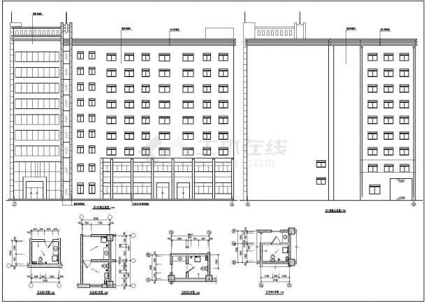 某小区多层住宅楼建筑及结构设计施工图-图二