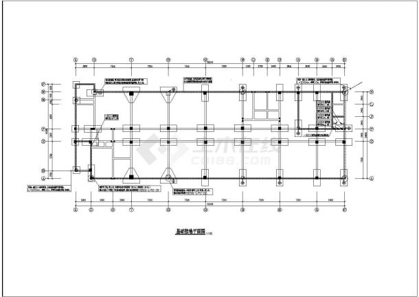 某6层集团宾馆全套电气设计CAD施工图-图二