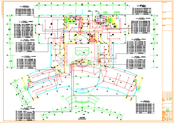 某酒店商业建筑电气cad设计施工图-图一