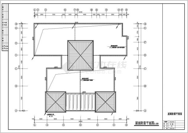 某市12层商住楼(点式)全套电气图-图二