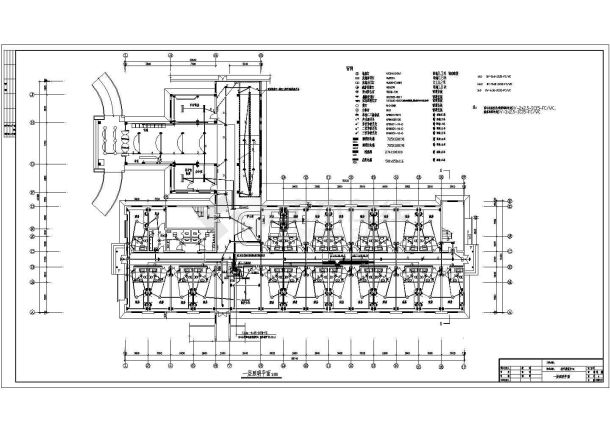 某老年康复中心电气设计CAD 施工图-图一