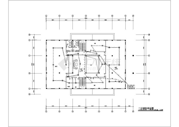 多层俱乐部电气设计CAD施工图纸-图二