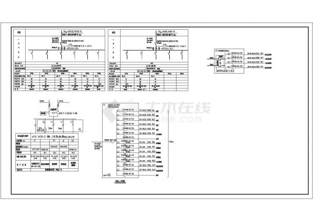 某地上4层展厅电气设计CAD施工图-图二