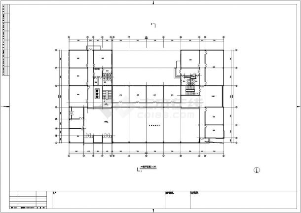 某二层办公综合楼全套建筑设计方案图-图二