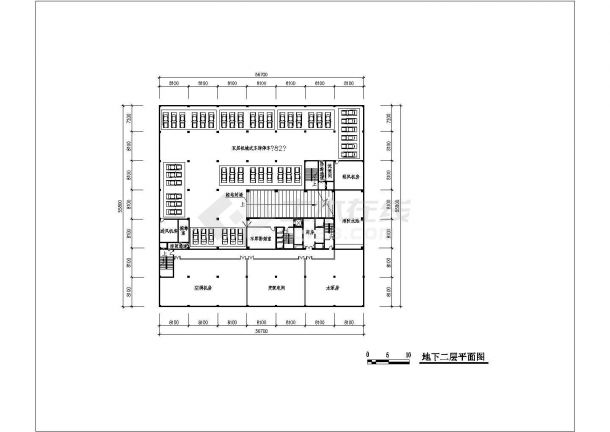 某商业综合大厦全套建筑设计方案图-图二