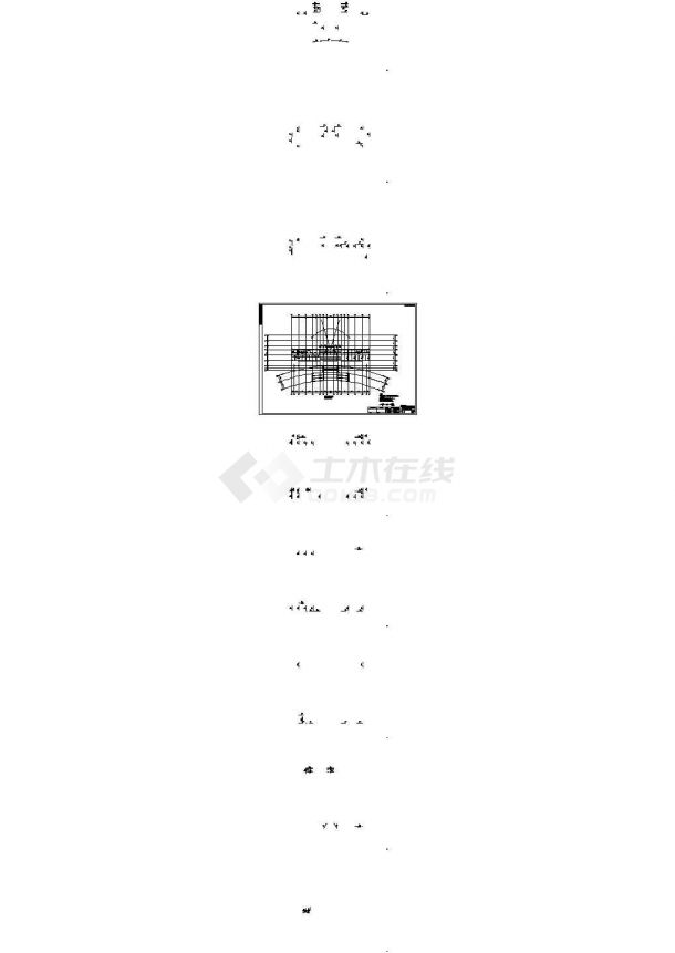 高层框架办公楼加固施工艺设计图纸-图二