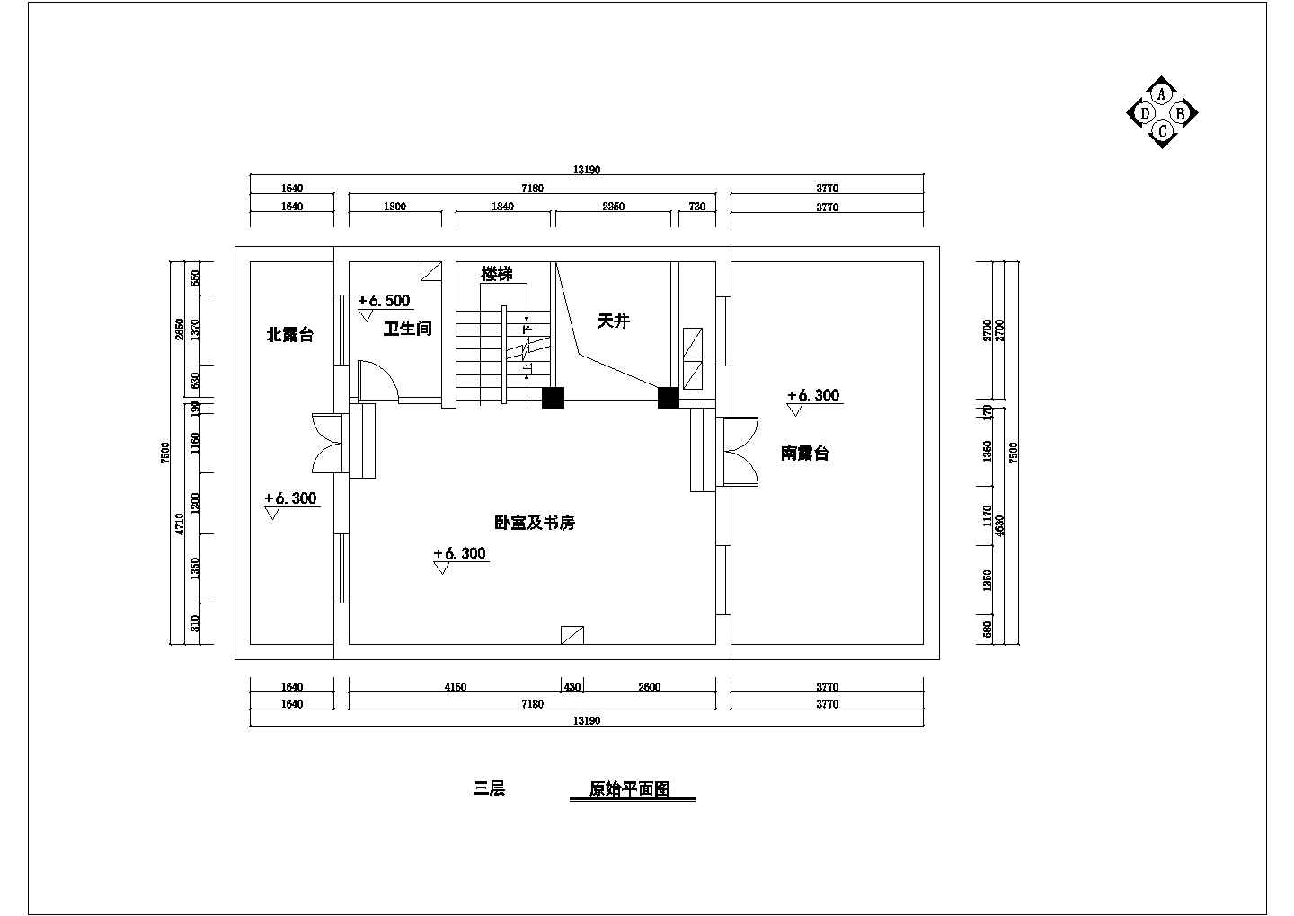 三层现代欧式风格别墅装修设计施工图