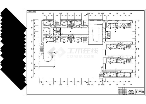 某办公楼配电、照明、防雷和弱电施工图-图二