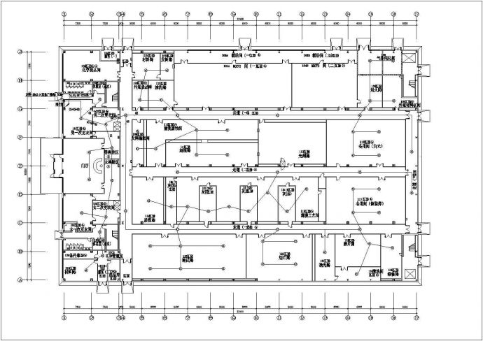 某半导体车间弱电CAD设计施工图纸_图1