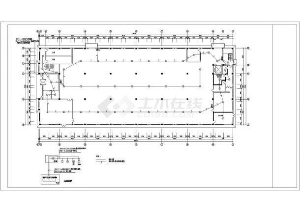 某电子厂改造工程电气设计施工CAD图纸-图二