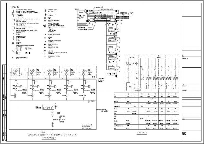 某工业厂房全套电气设计施工CAD图_图1